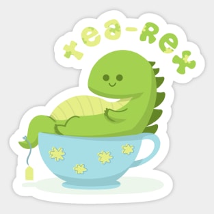 Tea-Rex Sticker